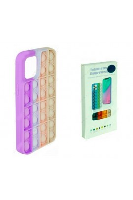 Чехол POP IT №2 для iPhone 12/12 Pro силикон, разноцветный, коробка