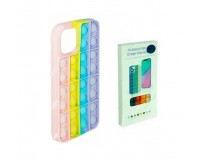 Чехол POP IT №8 для iPhone 12/12 Pro силикон, разноцветный, коробка