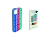 Чехол POP IT №7 для iPhone 11 силикон, разноцветный, коробка