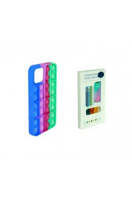 Чехол POP IT №7 для iPhone 11 силикон, разноцветный, коробка