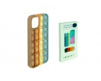 Чехол POP IT №9 для iPhone 11 силикон, разноцветный, коробка