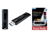 Флэш диск 128 GB USB 3.0 SanDisk CZ880 Extreme Pro черный металл, выдвижной