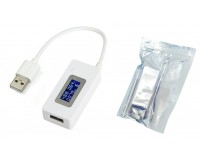 USB тестер Keweisi KCX-017 измерение тока, напряжения, мощности, заряда, белый