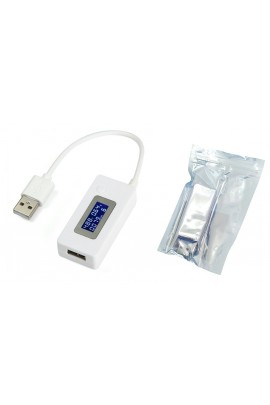 USB тестер Keweisi KCX-017 измерение тока, напряжения, мощности, заряда, белый