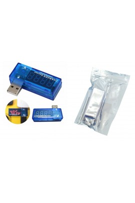 USB тестер Keweisi KWS-02 измерение тока, напряжения, синий