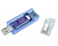 USB тестер Keweisi KWS-V20 измерение тока, напряжения, времени, заряда, синий