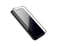 Защитное стекло HOCO G1 для Apple iPhone XS Max Flash attach, 0.33 мм, 2.5D, глянцевое, весь экран, цвет: чёрный