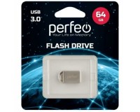Флэш диск 64 GB USB 3.0 Perfeo M11 Silver Metal Series