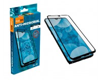 Защитное стекло FaisON GL-12 для Apple iPhone 13 Mini, Anti-Microbial, 0.33мм, глянцевое, полный клей, черное