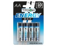 Батарейка Трофи LR6 BL 4 ENERGY MAX Alkaline