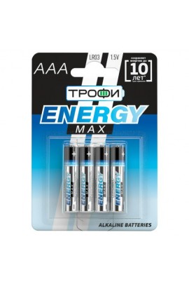 Батарейка Трофи LR3 BL 4 ENERGY MAX Alkaline
