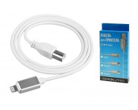 Кабель USB B штекер - IPhone 5 (Lightning) штекер Орбита OT-PCC29 длина 1, 5м, коробка, белый