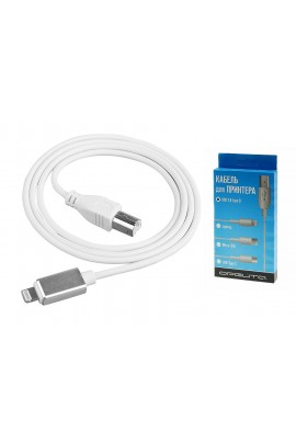 Кабель USB B штекер - IPhone 5 (Lightning) штекер Орбита OT-PCC29 длина 1, 5м, коробка, белый