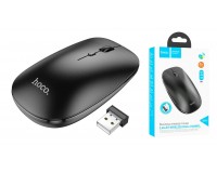 Мышь беспроводная HOCO GM15 Art USB/Bluetooth Optical (800-1600dpi) черная, 3 кнопки+кнопка-колесо